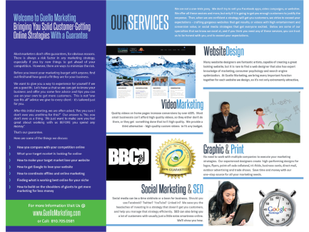 Guello Marketing Brochure Inside